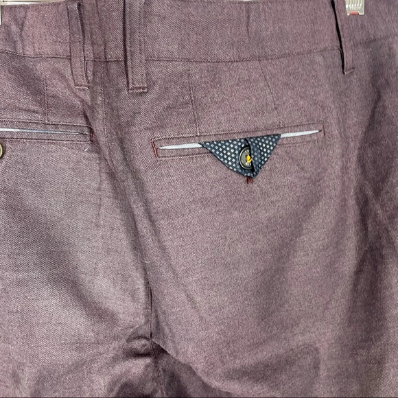 Ted Baker 38 x 30 mauve purple color dress slacks. - Picture 2 of 3